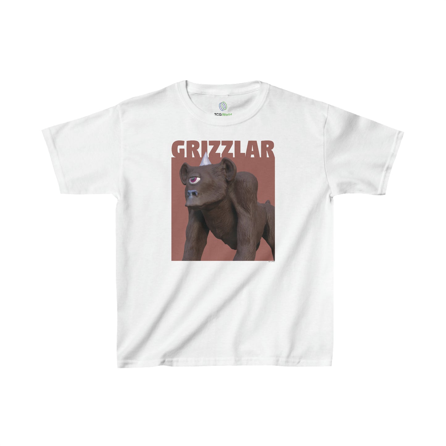 Grizzlar Color Block - Kids Heavy Cotton™ Tee T-Shirt