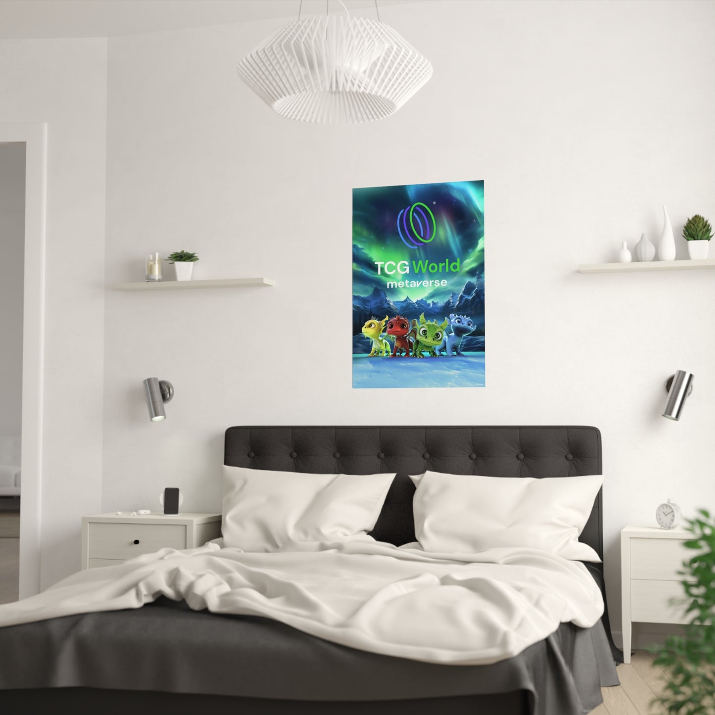 TCG World Baby Dragons Satin Poster