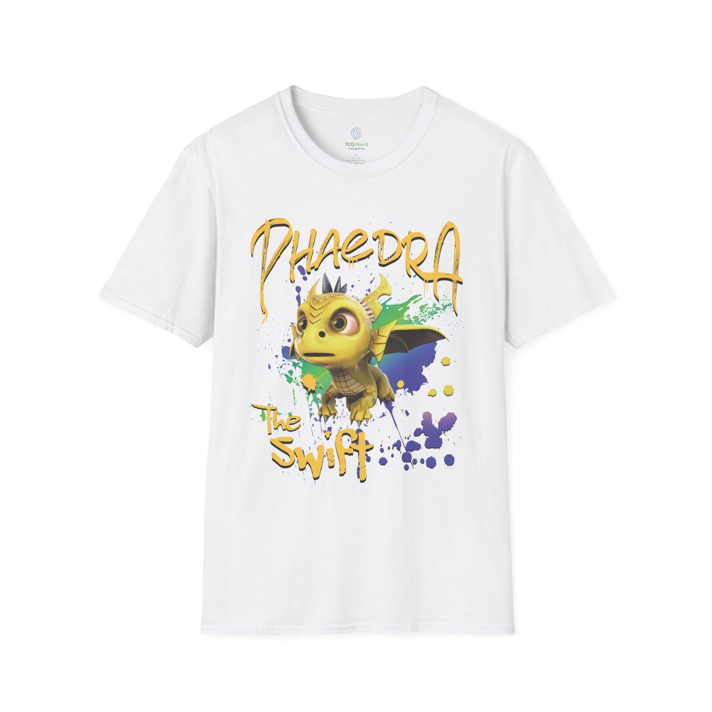 Phaedra The Swift - Paint Splatter Unisex Adult Softstyle T-Shirt