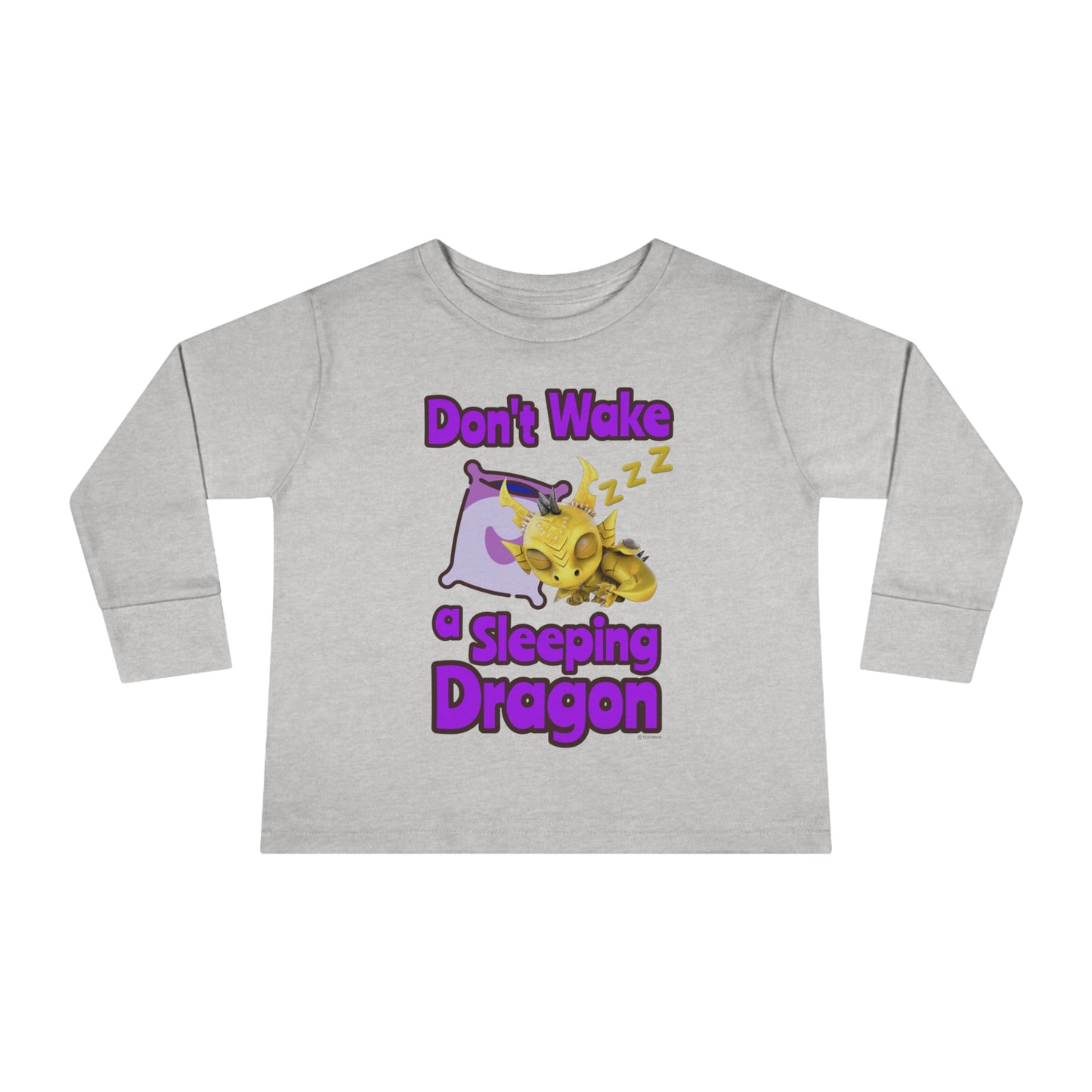 Phaedra Don't Wake A Sleeping Dragon Toddler Long Sleeve Shirt
