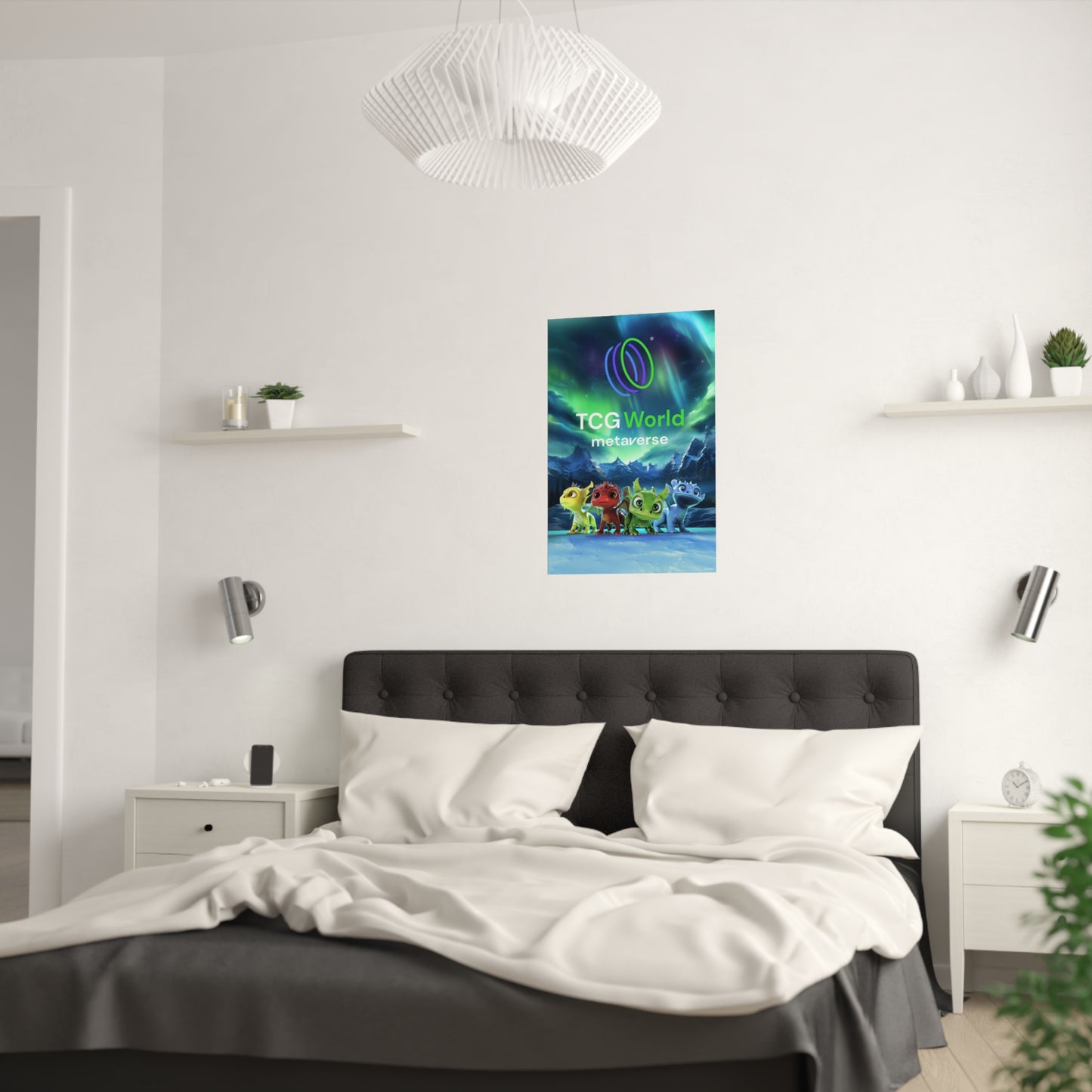 TCG World Baby Dragons Satin Poster