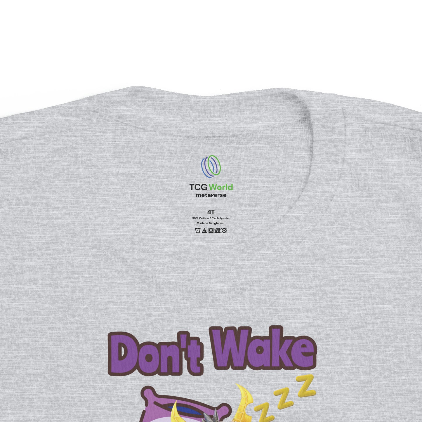 Phaedra Don't Wake A Sleeping Dragon Toddler's Fine Jersey Tee Shirt