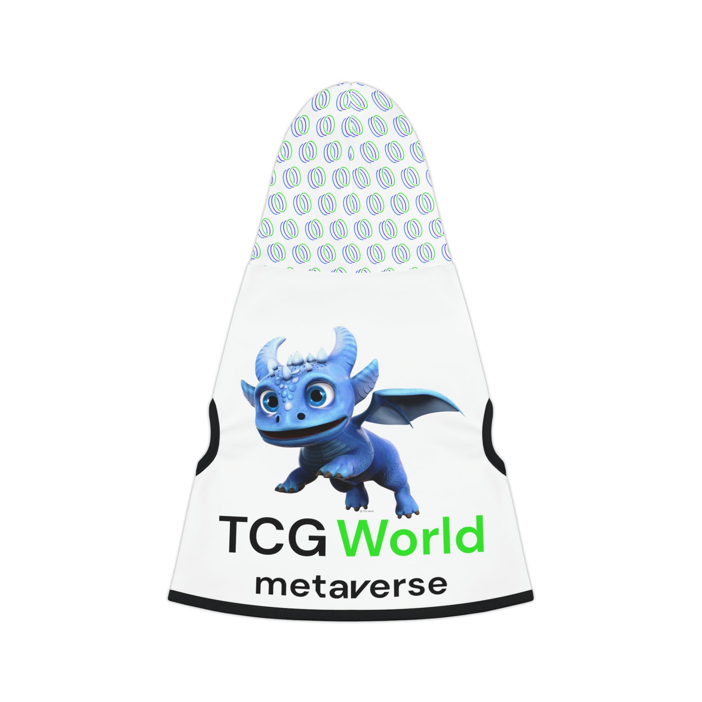 TCG World Metaverse Pet Gear - Boreas Pet Hoodie for Cats or Dogs (White)