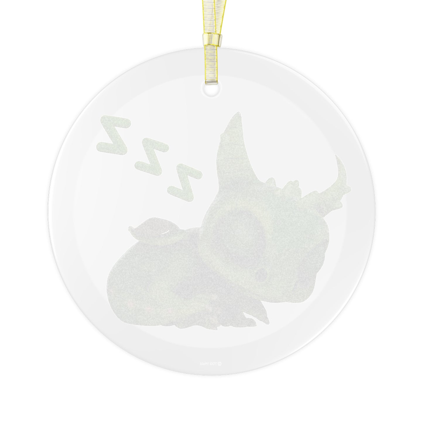 Sleeping Baby Gaia Dragon Glass Ornament