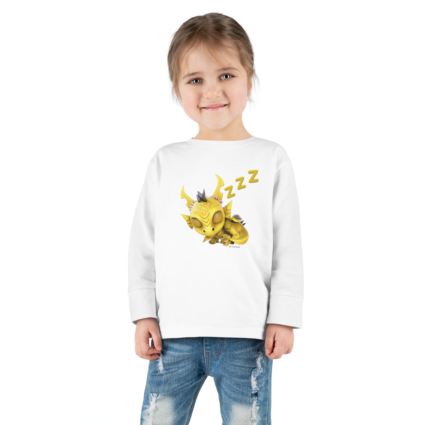 Phaedra Sleeping Toddler Long Sleeve Shirt