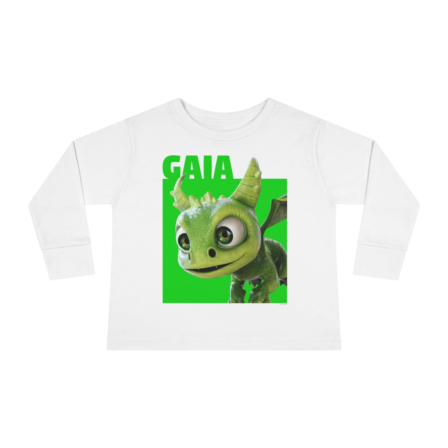 Gaia Color Block Toddler Long Sleeve Shirt
