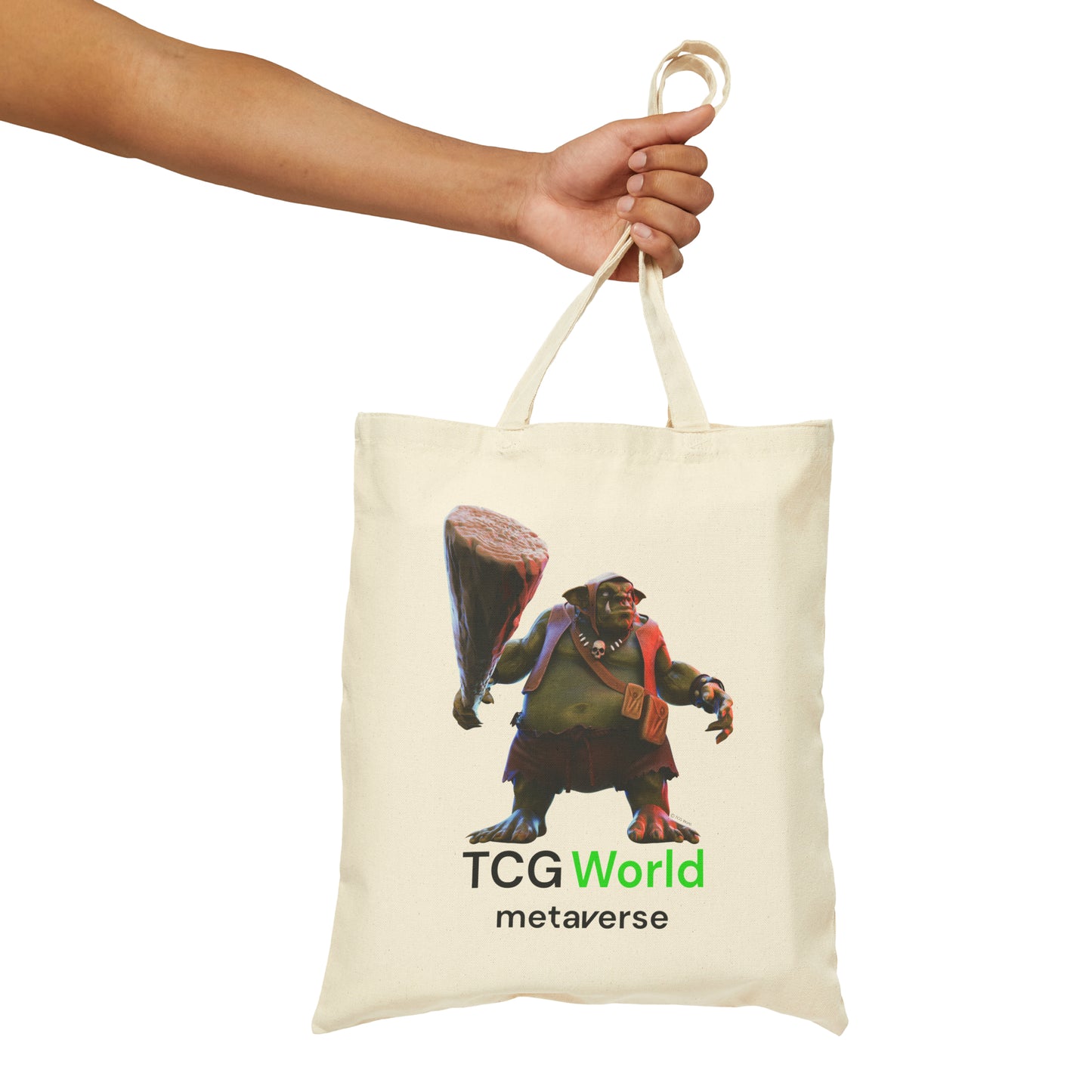 Ogrumm - TCG World Metaverse Sprite Canvas Tote Bag