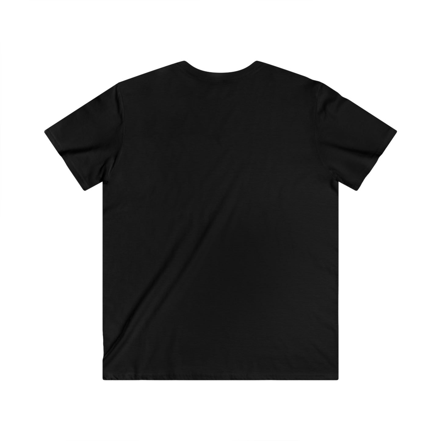 Center Logo - TCG Dragon Cave Club Classic Logo - Men's Fitted V-Neck Short Sleeve Tee Shirt