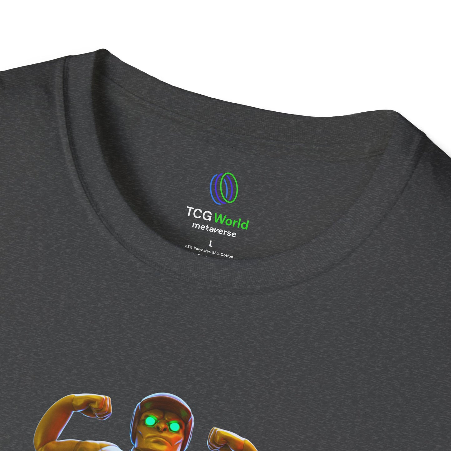 Helmix Metaverse Muscles - TCG World Metaverse Unisex Adult Softstyle T-Shirt