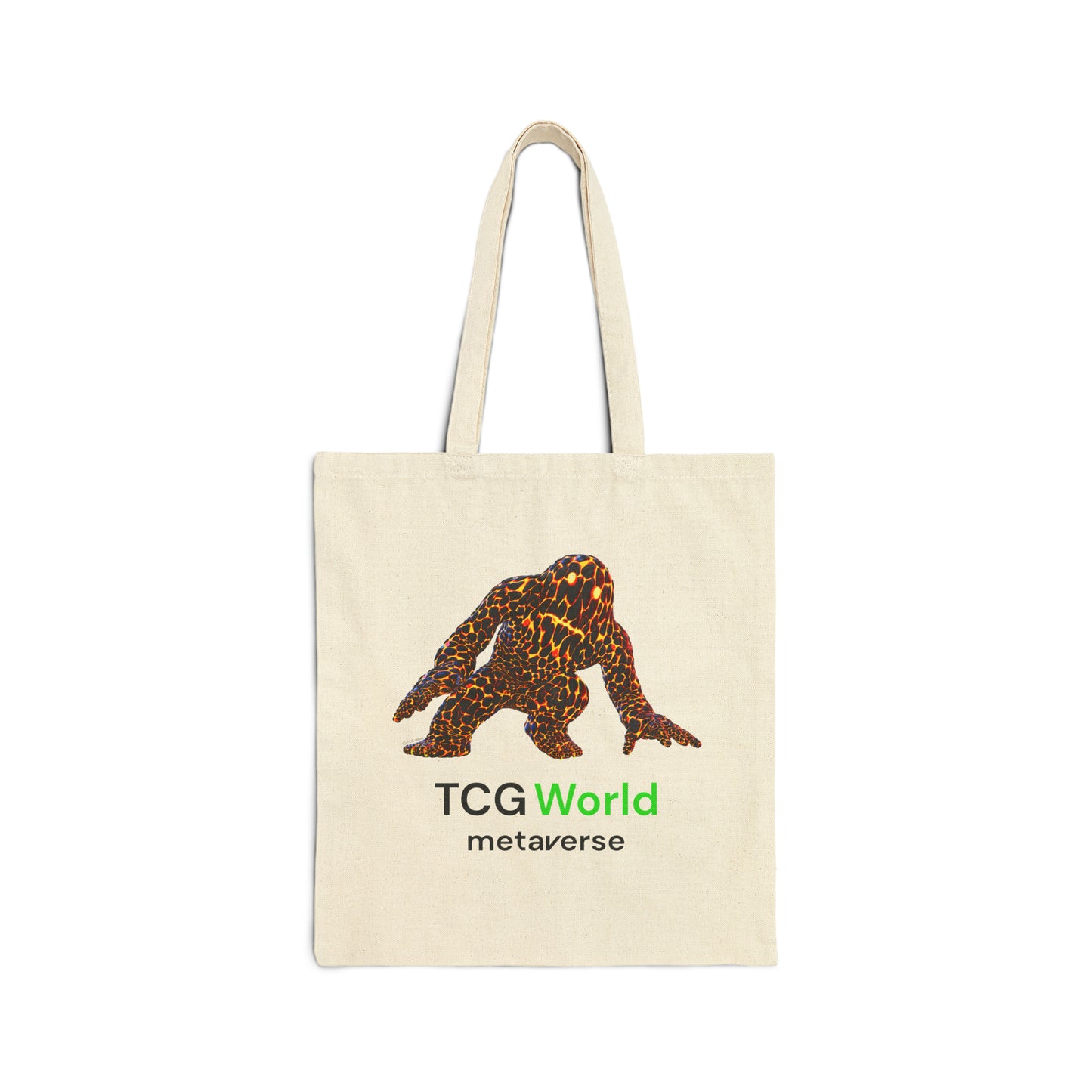 Lava Man - TCG World Metaverse Sprite Canvas Tote Bag