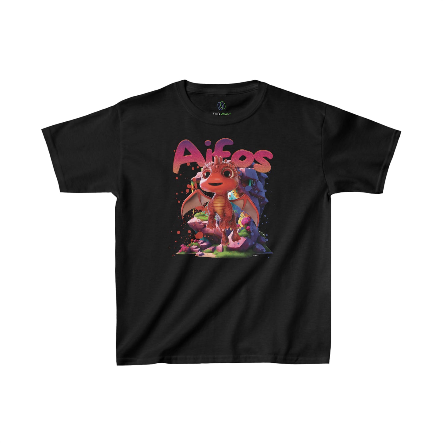 Aifos Splash - Kids Heavy Cotton™ Tee T-Shirt