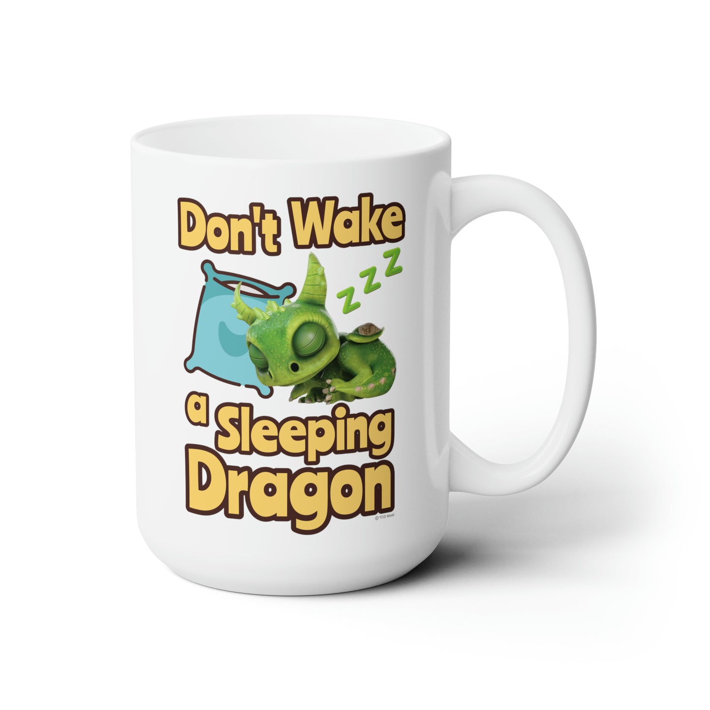 Gaia Don't Wake A Sleeping Dragon Ceramic Mug 15oz