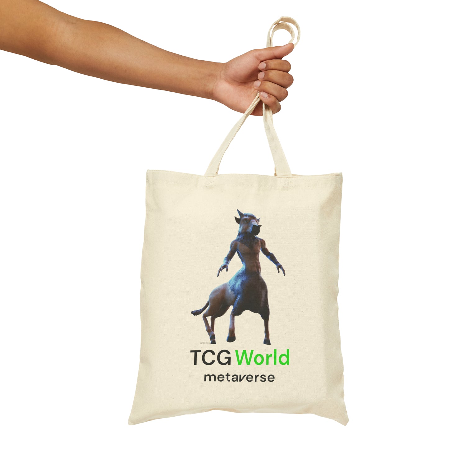 Taurion - TCG World Metaverse Sprite Canvas Tote Bag