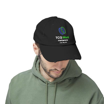 TCG World Metaverse Unisex Distressed Cap Hat