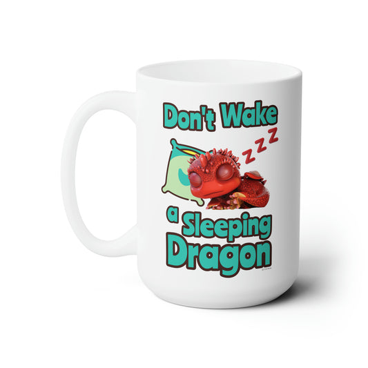 Aifos Don't Wake A Sleeping Dragon Ceramic Mug 15oz