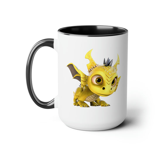 Baby Phaedra Dragon - Two-Toned Coffee Mug, 15oz