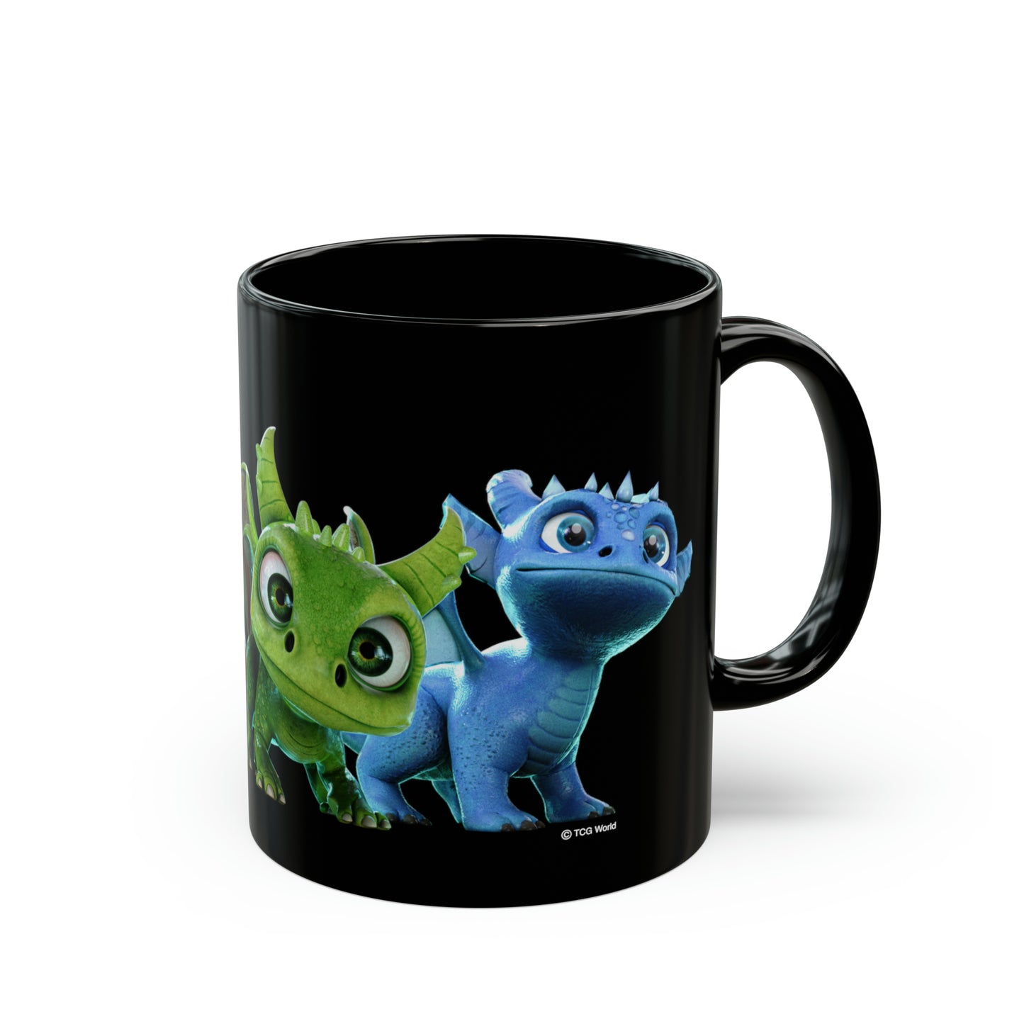 Baby Dragons - Coffee Mug, Black