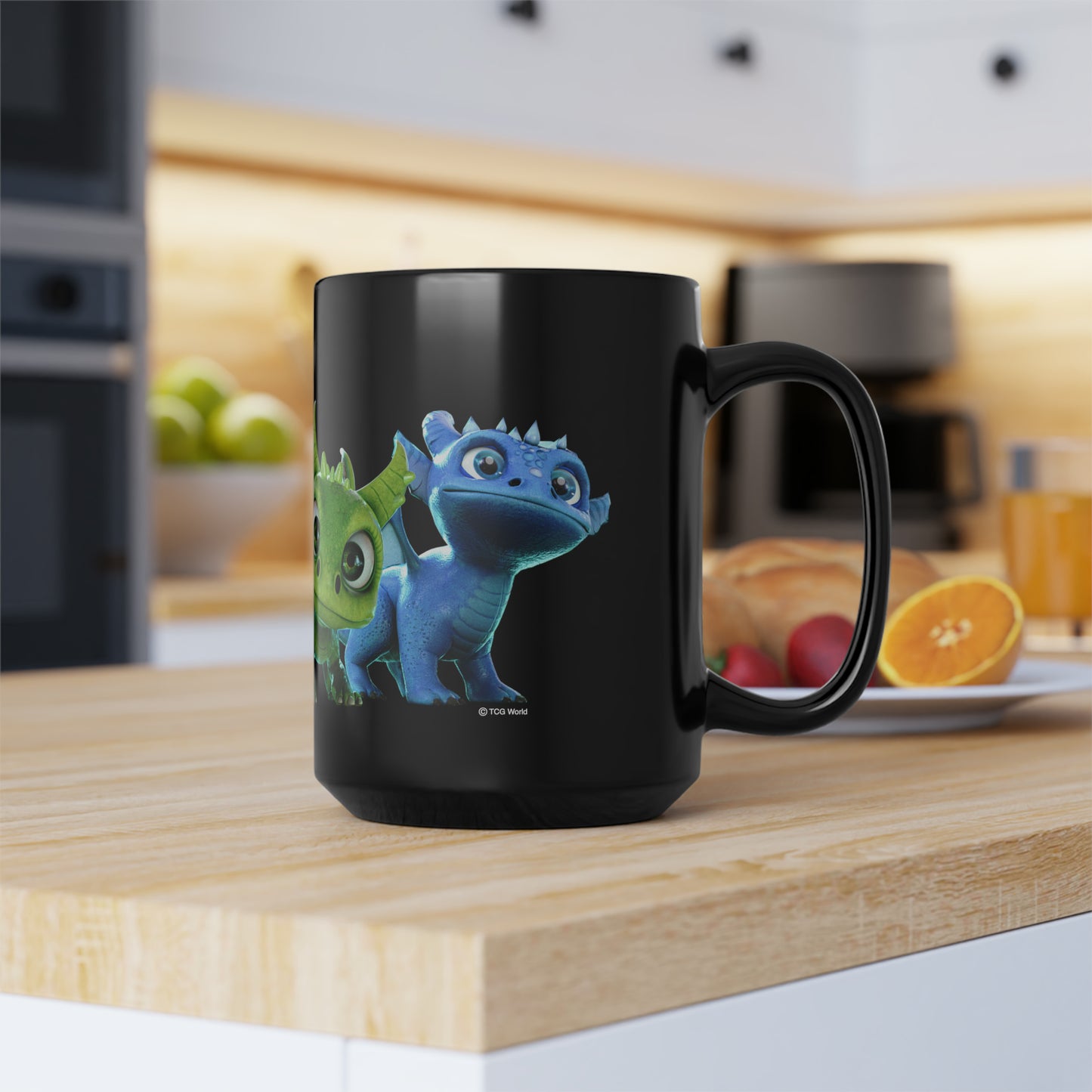 Baby Dragons - Coffee Mug, Black