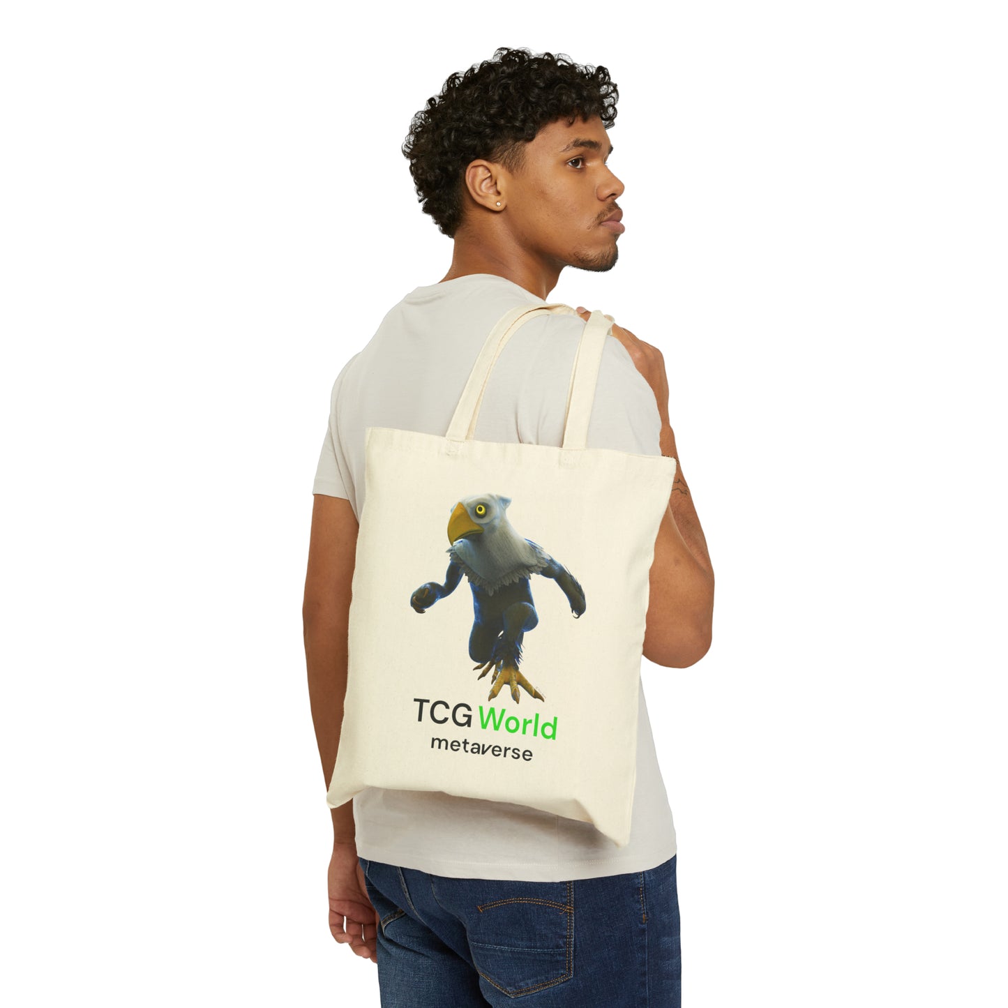 Mericlaw - TCG World Metaverse Sprite Canvas Tote Bag