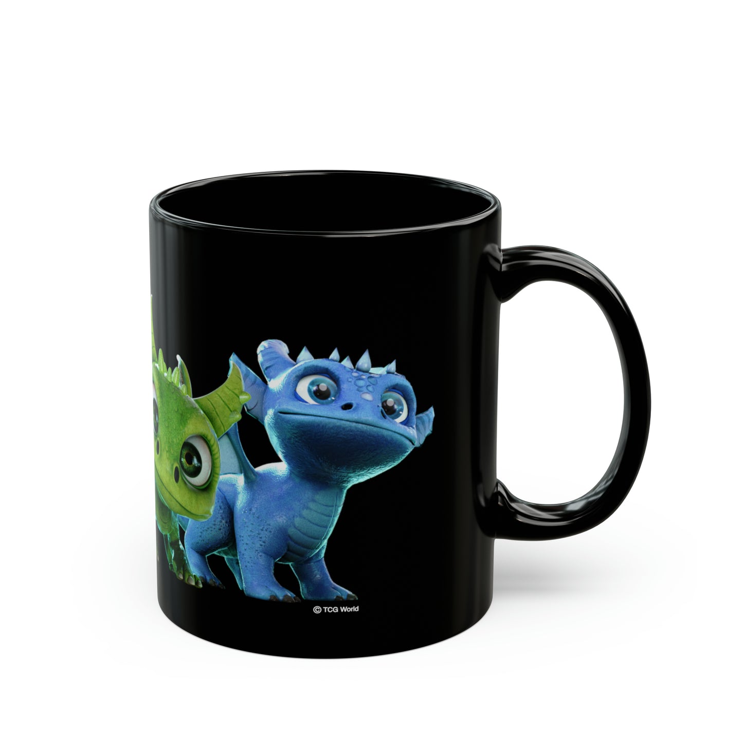 Baby Dragons - Coffee Mug, Black