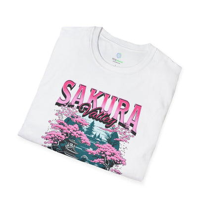 Visit Sakura Valley - TCG World Unisex Adult Softstyle T-Shirt