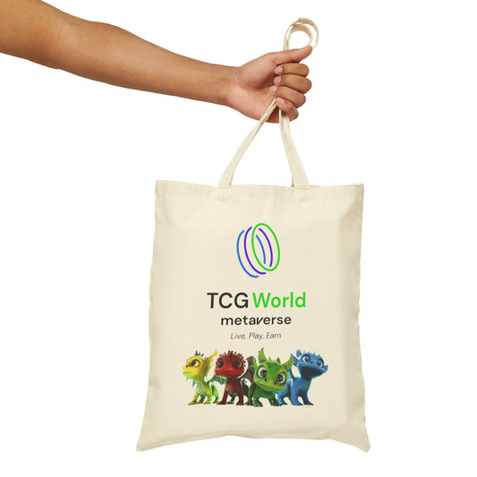 Four Baby Dragons - TCG World Metaverse Canvas Tote Bag