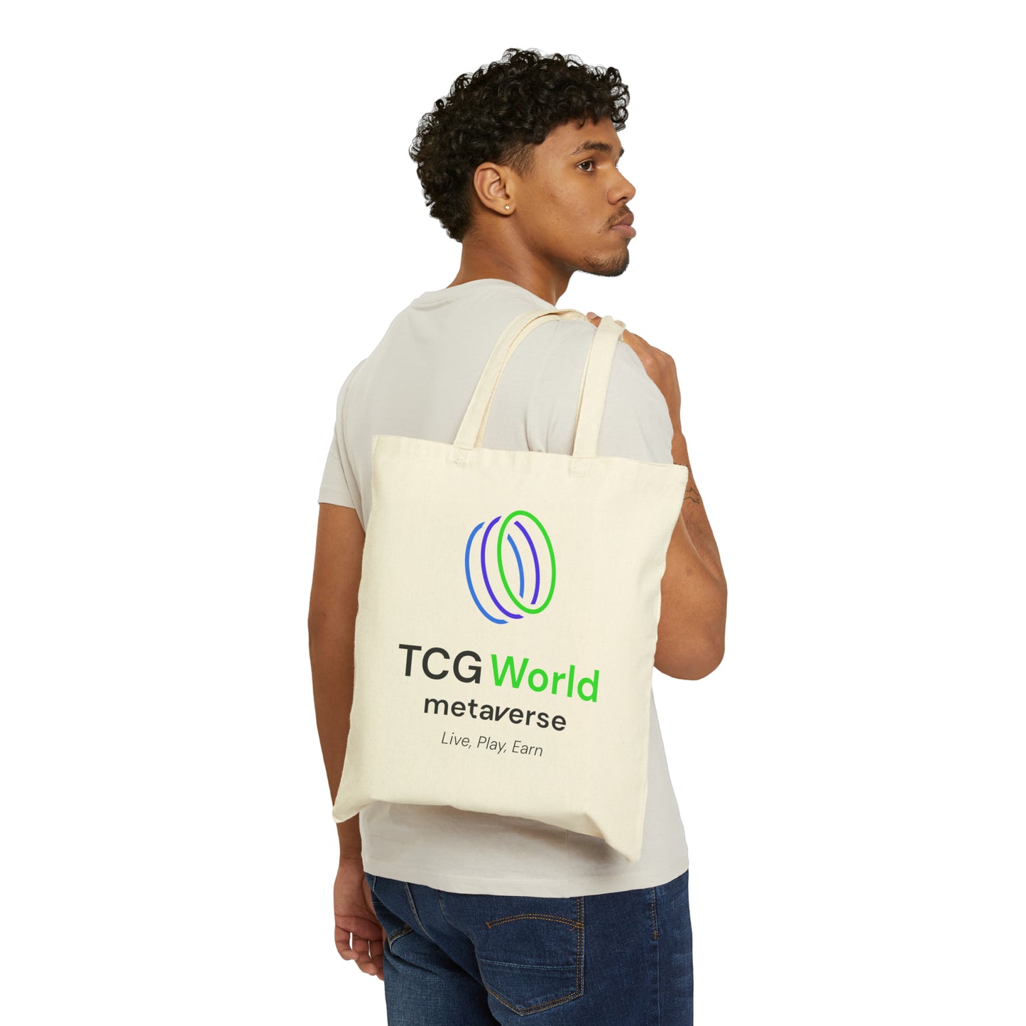 Milligent - TCG World Metaverse Sprite Canvas Tote Bag