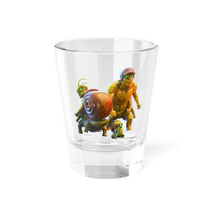 Grubell, Shellarm, Helmix Sprite Family - TCG World Sprite Shot Glass, 1.5oz