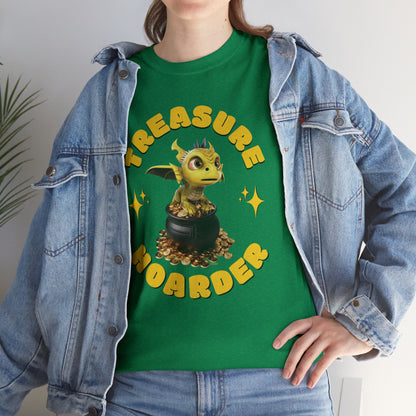 Treasure Hoarder Phaedra Saint Patrick's Day Adult Unisex Heavy Cotton Tee