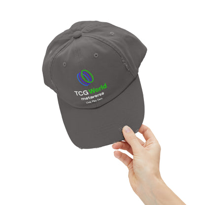 TCG World Metaverse Unisex Distressed Cap Hat