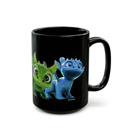 Baby Dragons - Coffee Mug, Black