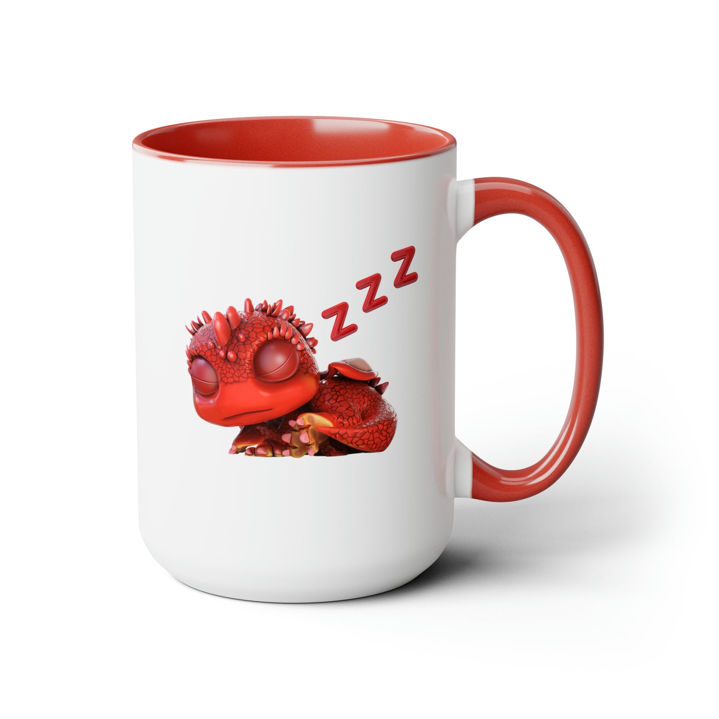 Baby Aifos Dragon - Two-Toned Coffee Mug, 15oz