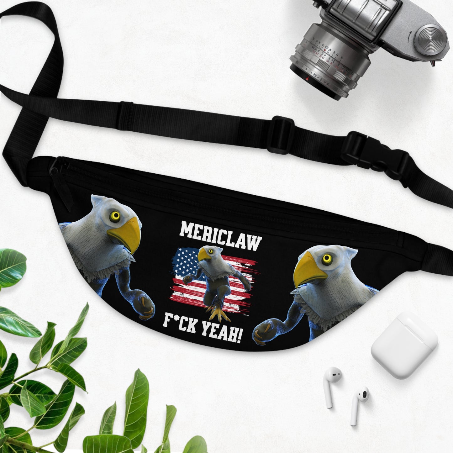 Mericlaw F*ck Yeah - TCG World Metaverse Sprite / American Flag Fanny Pack