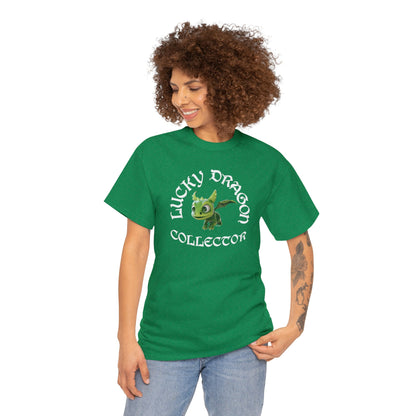 Lucky Dragon Collector Gaia Saint Patrick's Day Adult Unisex Heavy Cotton Tee