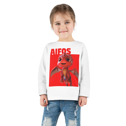 Aifos Flying Color Block Toddler Long Sleeve Shirt