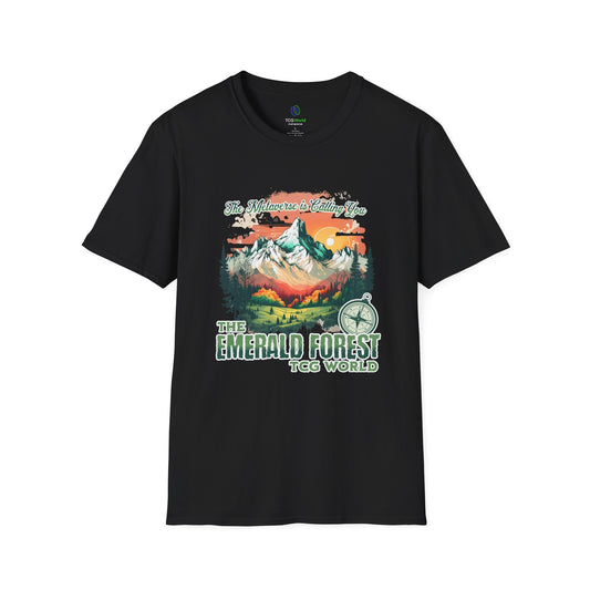 The Emerald Forest - The Metaverse Is Calling You - TCG World Unisex Adult Softstyle T-Shirt