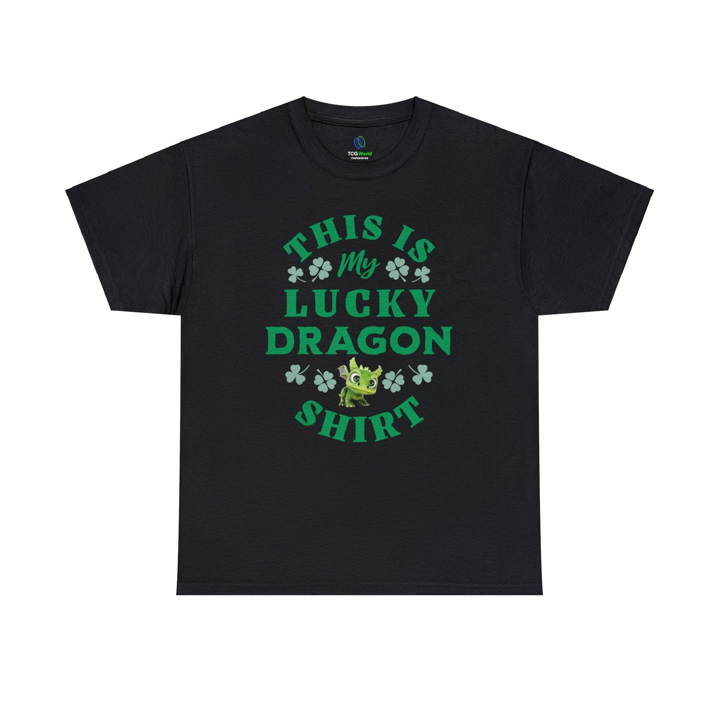 This is my Lucky Dragon Shirt Gaia Saint Patrick's Day Adult Unisex Heavy Cotton Tee