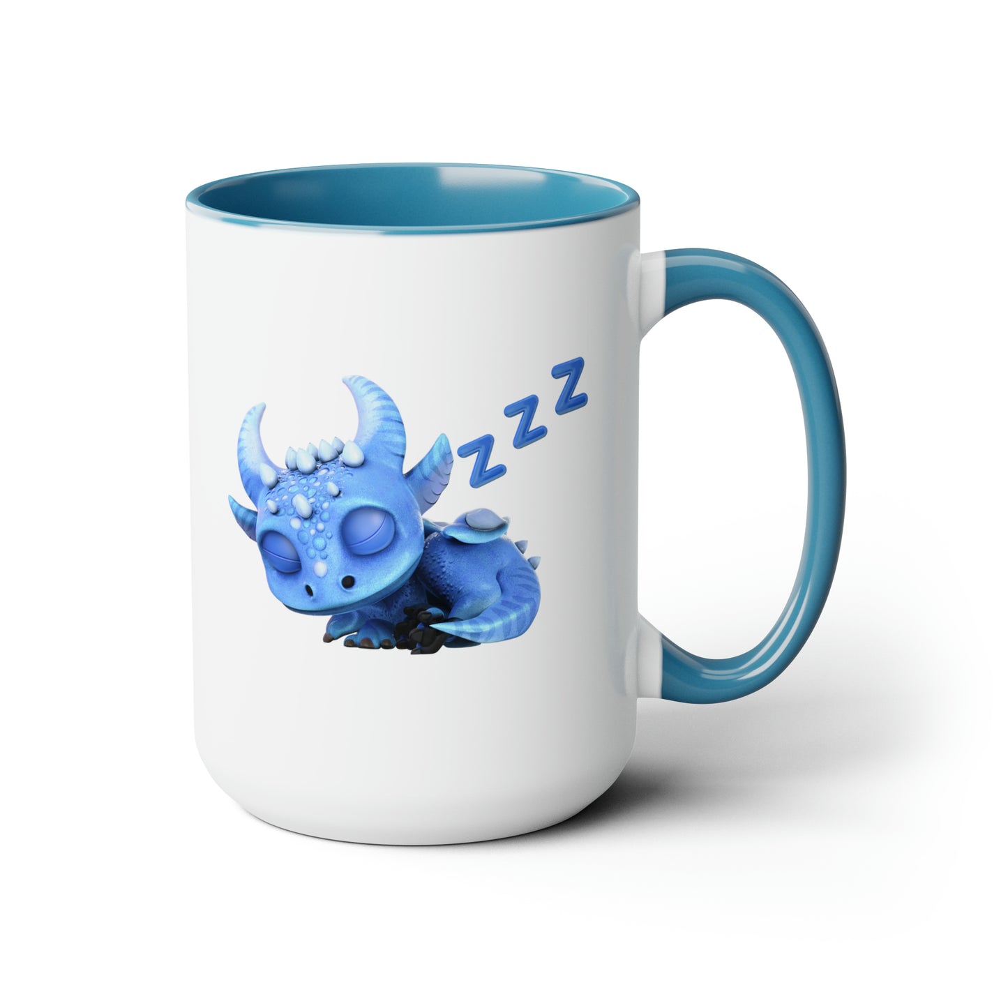 Baby Boreas Dragon - Two-Toned Coffee Mug, 15oz