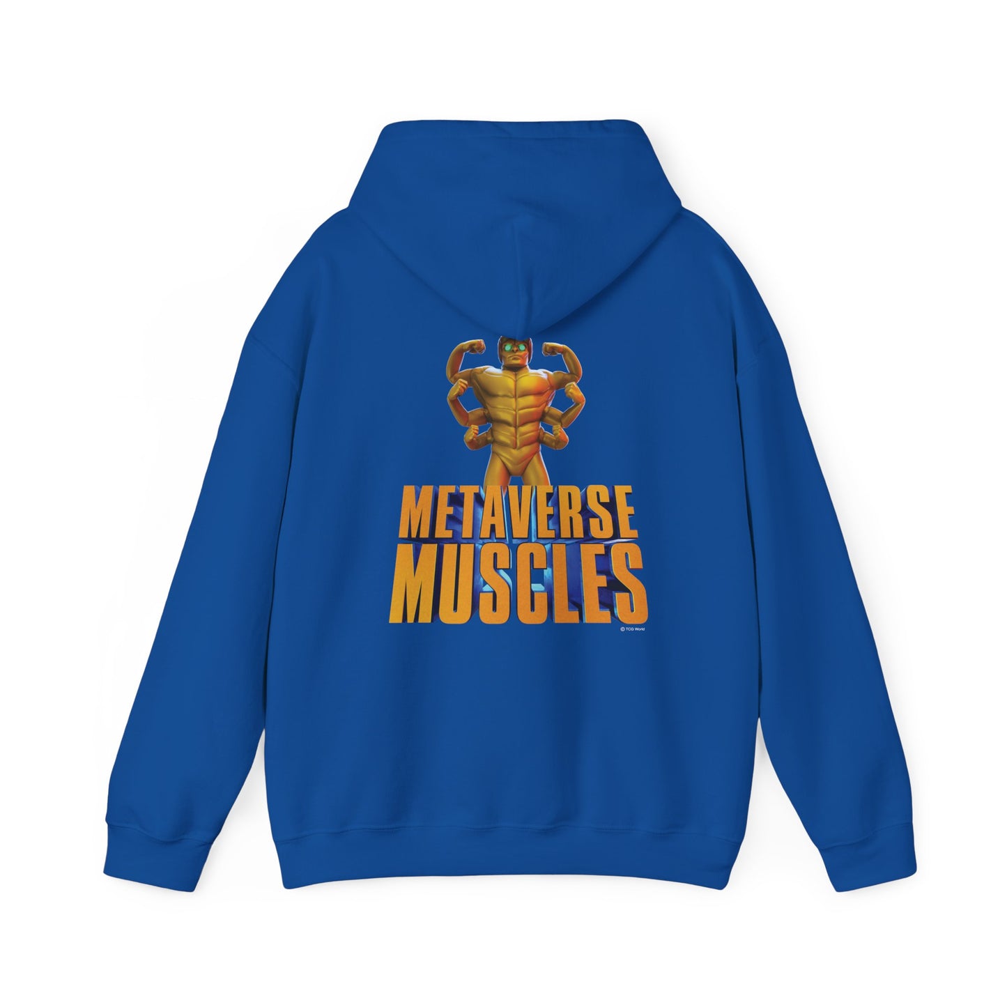 Helmix Metaverse Muscles Sprite - TCG World Adult Hoodie Unisex Heavy Blend™ Hooded Sweatshirt