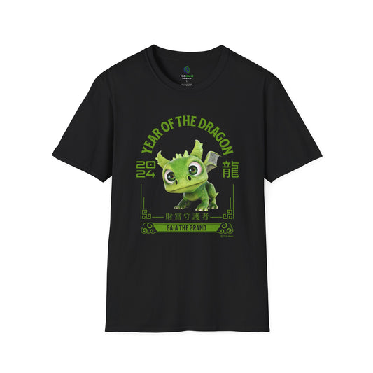 2024 Year of the Dragon - Gaia the Grand - Unisex Adult Softstyle T-Shirt