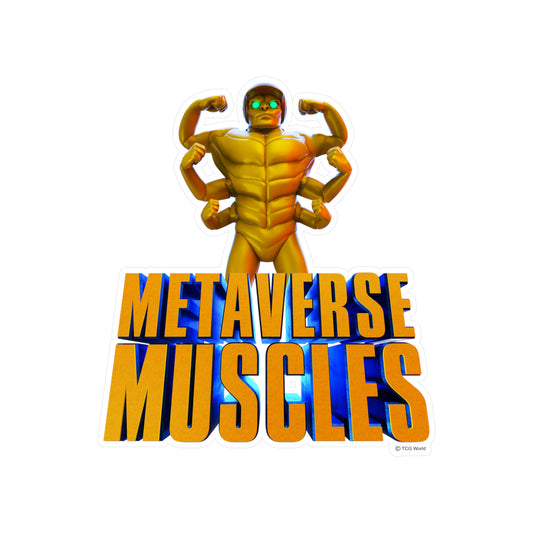 Helmix Metaverse Muscles - TCG World Metaverse Kiss-Cut Vinyl Decal