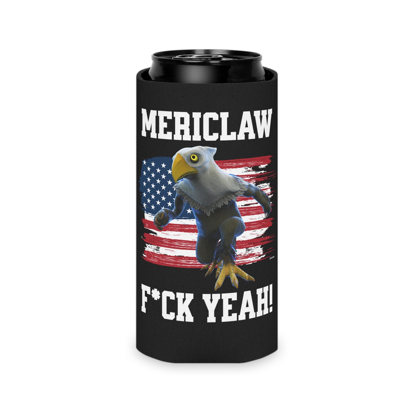 Mericlaw F*ck Yeah - TCG World Metaverse Sprite / American Flag Can Cooler