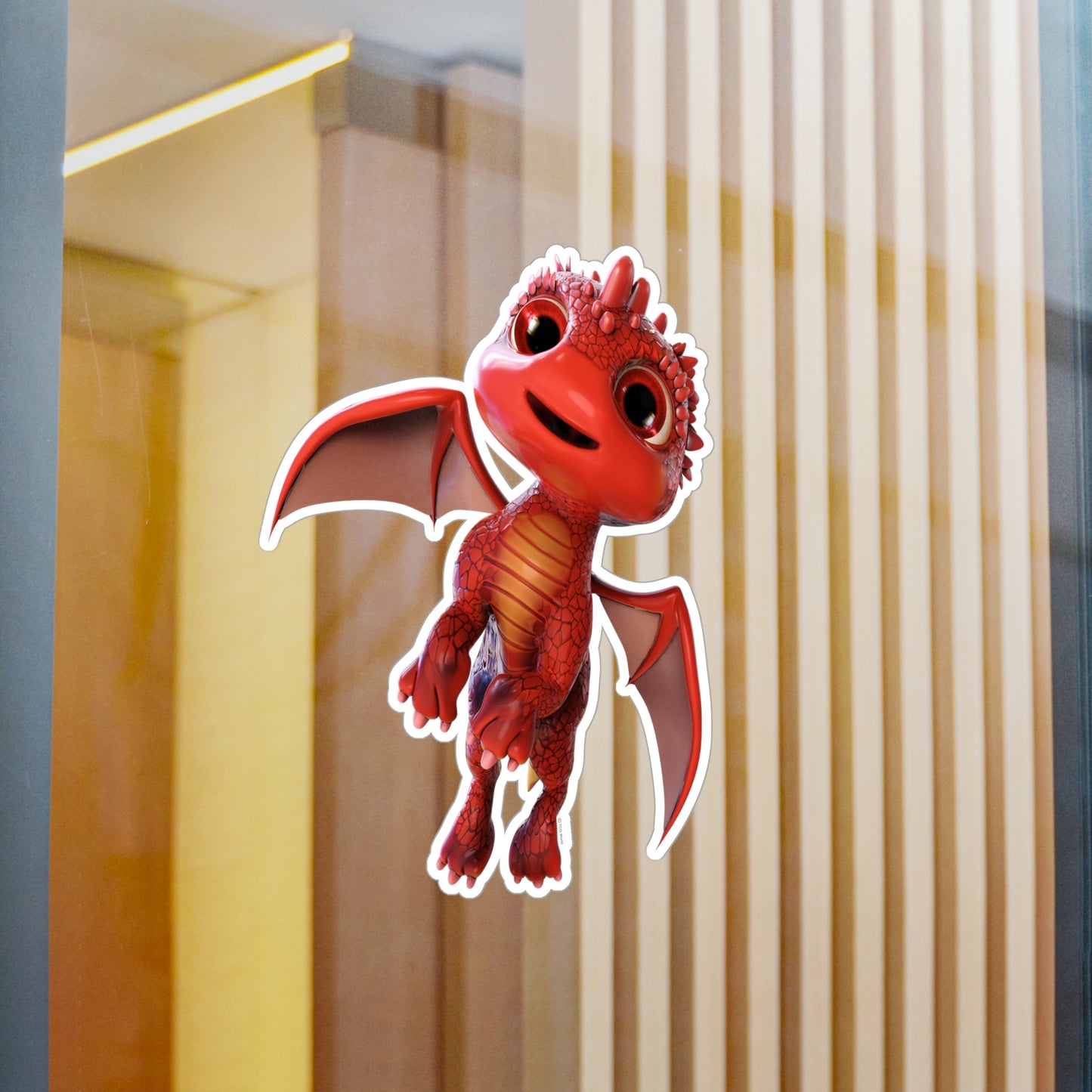 Flying Aifos Baby Dragon Kiss-Cut Vinyl Decal