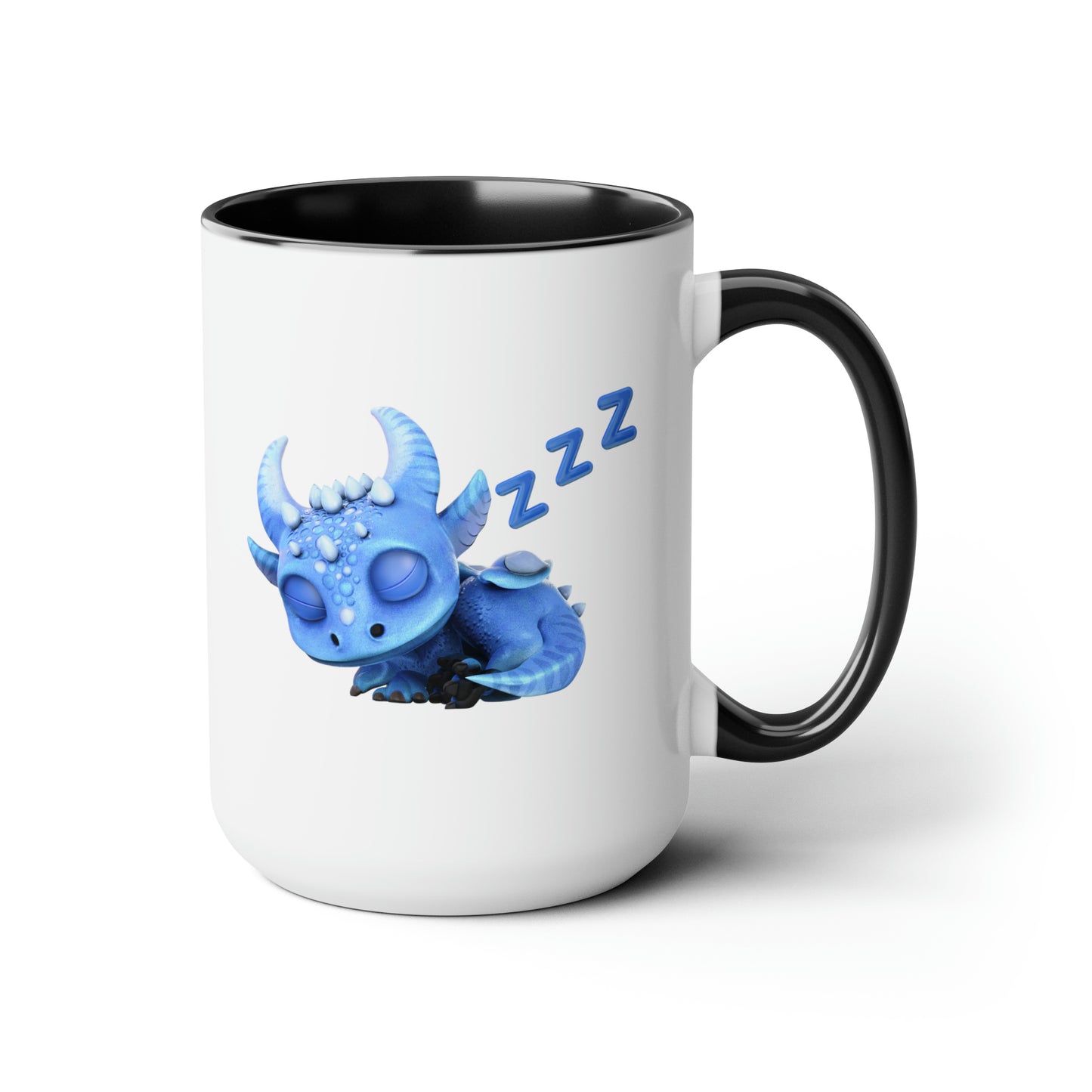 Baby Boreas Dragon - Two-Toned Coffee Mug, 15oz