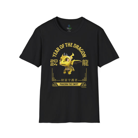 2024 Year of the Dragon - Phaedra The Swift (Flying) - Unisex Adult Softstyle T-Shirt