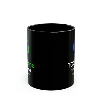 TCG World Metaverse Black Coffee Mug