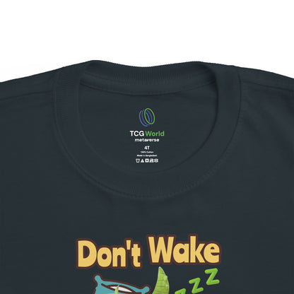 Gaia Don't Wake A Sleeping Dragon Toddler's Fine Jersey Tee Shirt