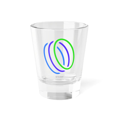 TCG World Metaverse Rings Shot Glass, 1.5oz