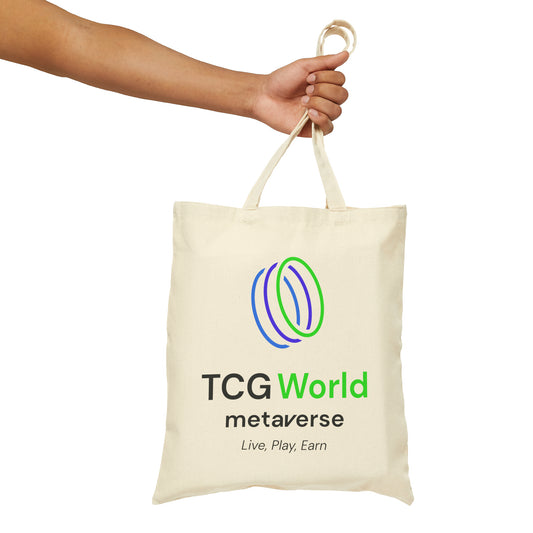 TCG World Metaverse Canvas Tote Bag
