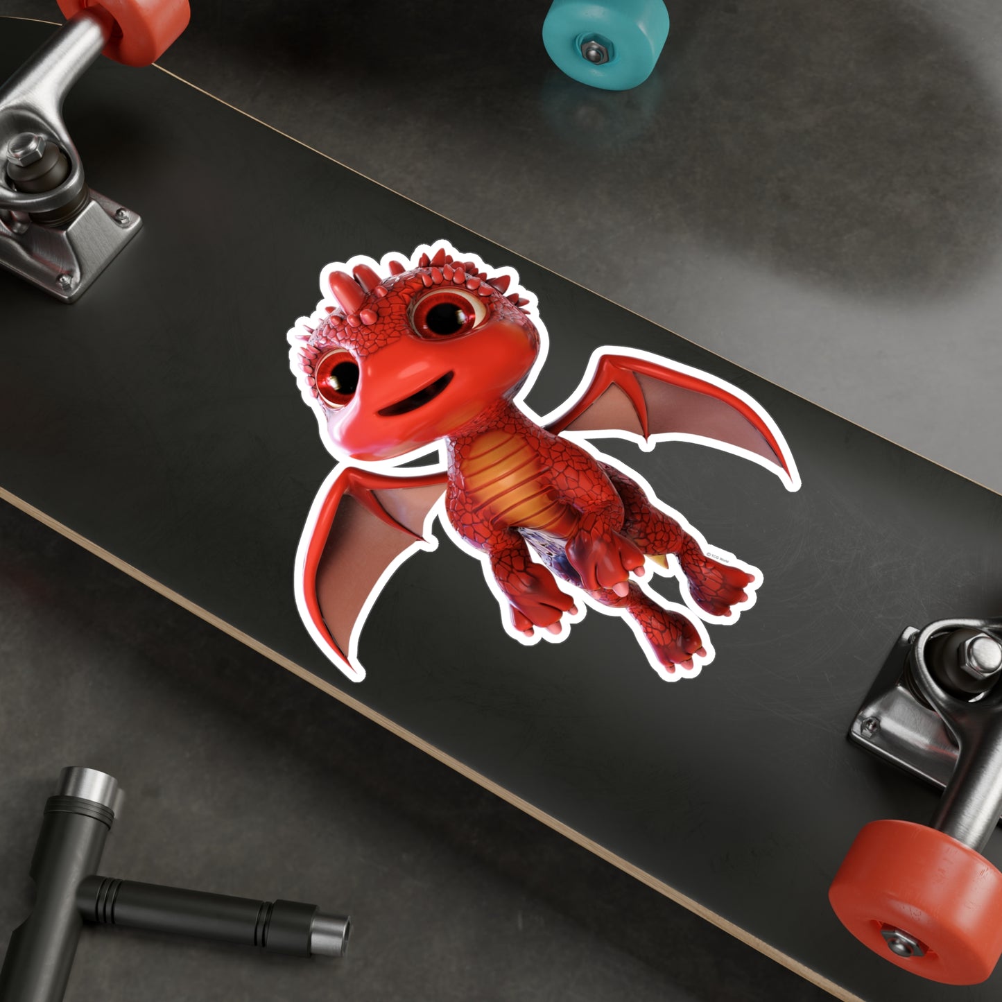 Flying Aifos Baby Dragon Kiss-Cut Vinyl Decal